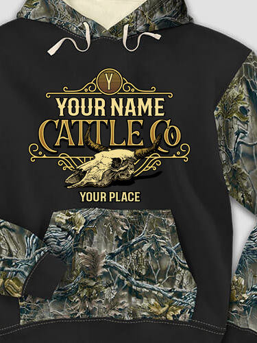 Cattle Company : Printed 2-Tone Camo Hoodies