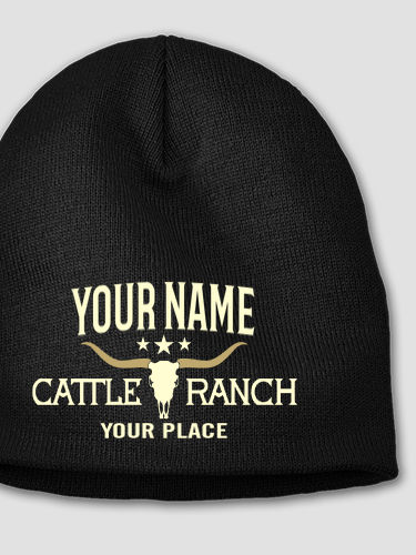 Cattle Ranch : Embroidered Beanies