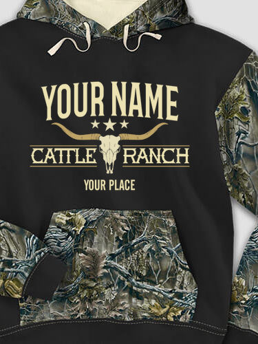 Cattle Ranch : Printed 2-Tone Camo Hoodies