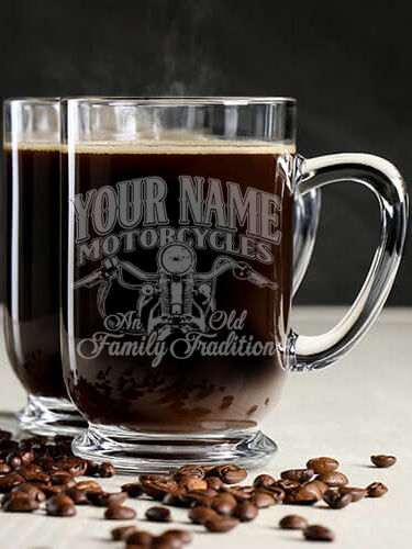 Motorcycle Family Tradition : Coffee Mugs - Engraved