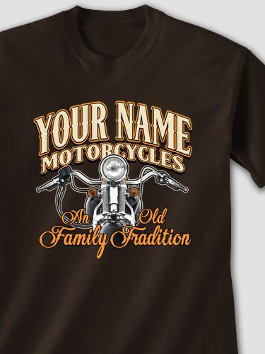 Motorcycle Family Tradition : Printed T-Shirts
