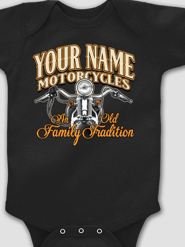 Motorcycle Family Tradition : Printed Baby Bodysuits