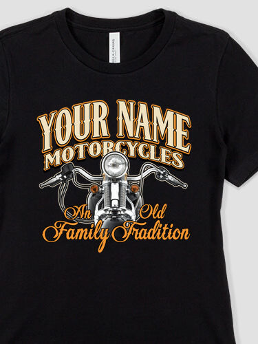 Motorcycle Family Tradition : Premium Ladies T-Shirts