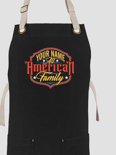 All-American Family : Printed Canvas Work Aprons