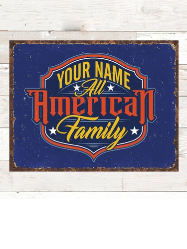 All-American Family : Tin Signs
