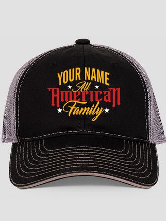 All-American Family : Embroidered Trucker Hats