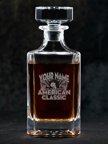 American Classic : Whiskey Decanter - Engraved