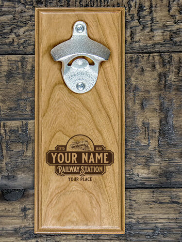 Railway Station : Bottle Openers - Engraved