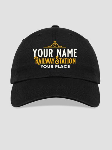 Railway Station : Embroidered Baseball Hats