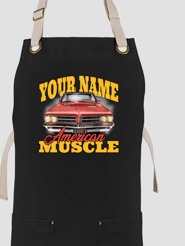 American Muscle Car : Printed Canvas Work Aprons
