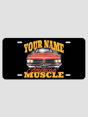 American Muscle Car : License Plates