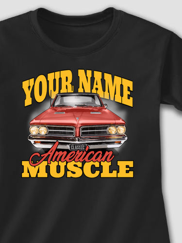 American Muscle Car : Adult Ladies Fitted T-Shirt