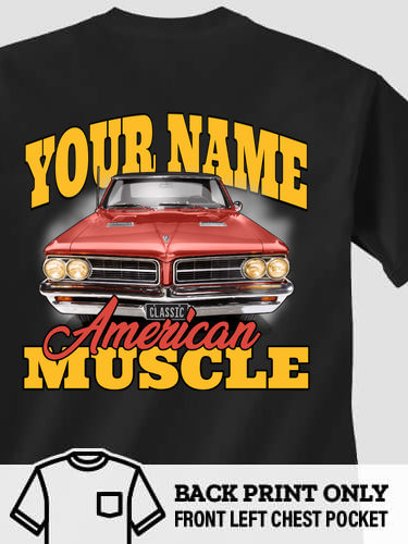 American Muscle Car : Printed Pocket T-Shirts