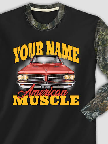 American Muscle Car : Printed 2-Tone Camo Long Sleeves