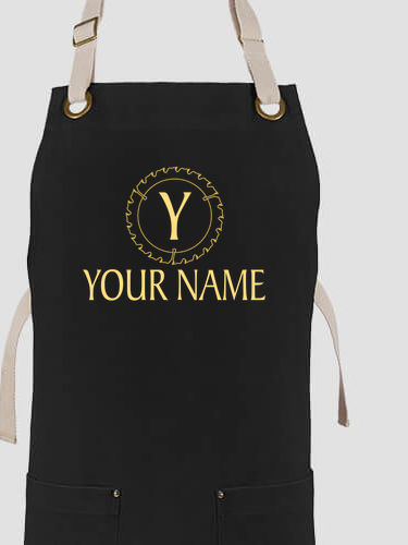 Woodworking Monogram : Printed Canvas Work Aprons