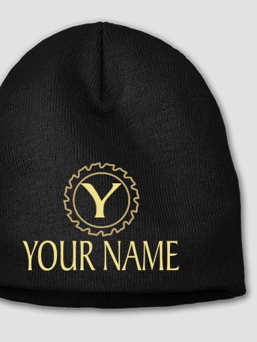 Woodworking Monogram : Embroidered Beanies