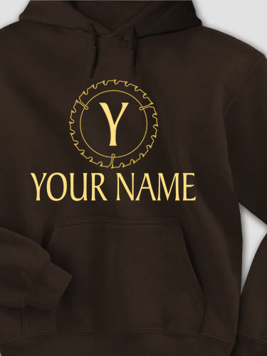 Woodworking Monogram : Printed Hoodies