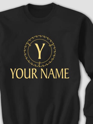 Woodworking Monogram : Printed Sweatshirts