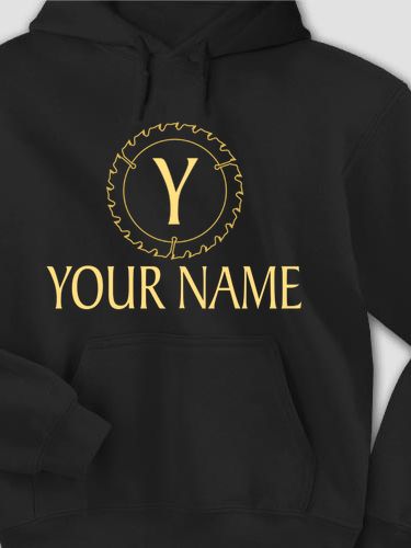 Woodworking Monogram : Printed Hoodies