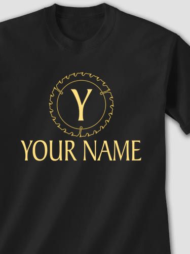 Woodworking Monogram : Printed T-Shirts