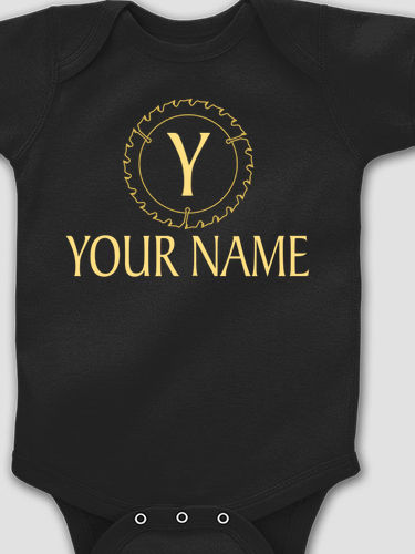 Woodworking Monogram : Printed Baby Bodysuits