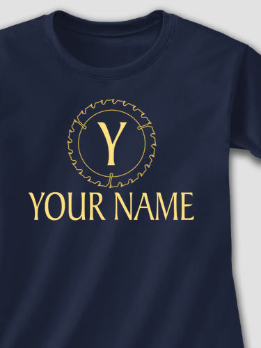 Woodworking Monogram : Printed T-Shirts
