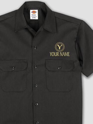 Woodworking Monogram : Embroidered Work Shirts