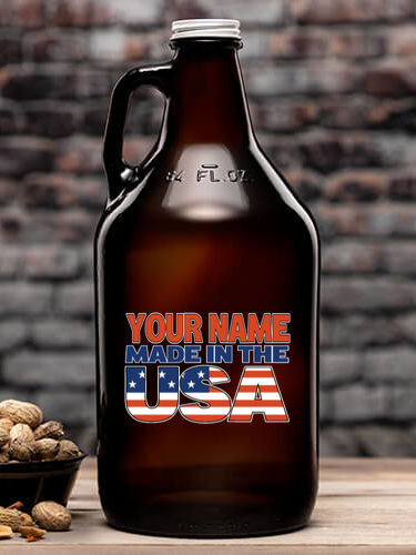 USA Family : Beer Growlers - Color Printed