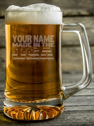 USA Family : Beer Mugs - Engraved