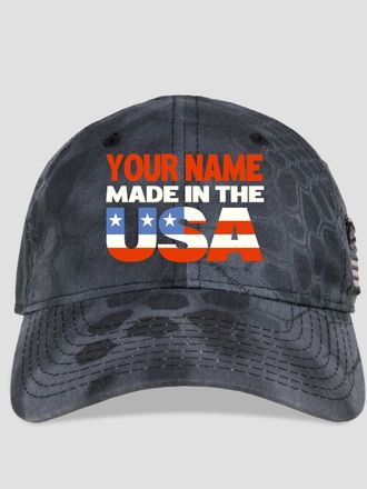 USA Family : Embroidered Kryptek Tactical Camo Hats