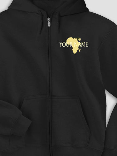 African Heritage : Embroidered Zip Hoodies