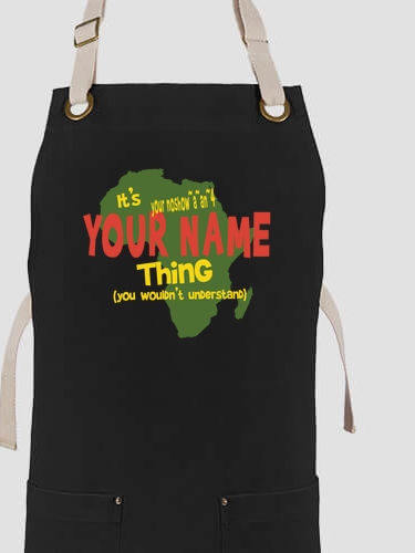African American Thing : Printed Canvas Work Aprons