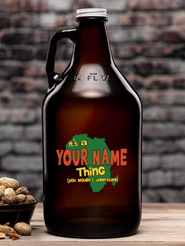 African American Thing : Beer Growlers - Color Printed