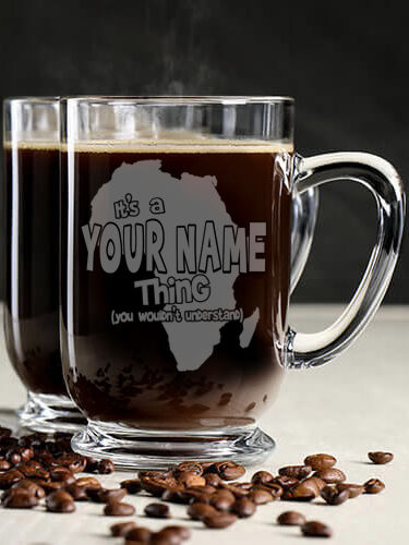 African American Thing : Coffee Mugs - Engraved