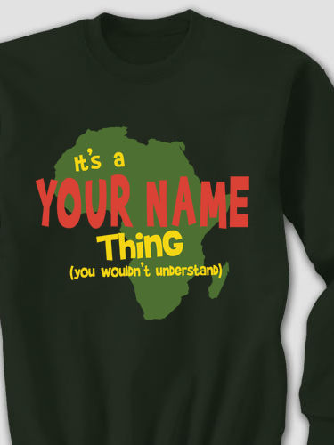 African American Thing : Printed Sweatshirts
