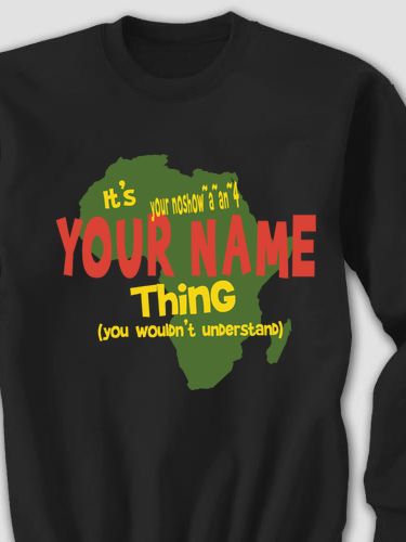 African American Thing : Printed Sweatshirts