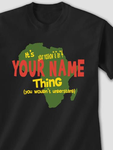 African American Thing : Printed T-Shirts