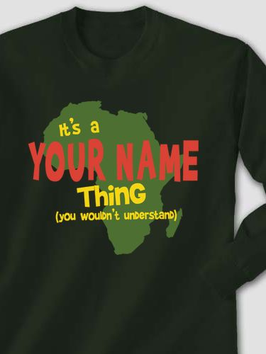 African American Thing : Printed Long Sleeves