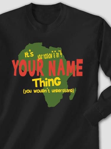 African American Thing : Printed Long Sleeves