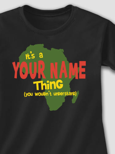 African American Thing : Printed T-Shirts
