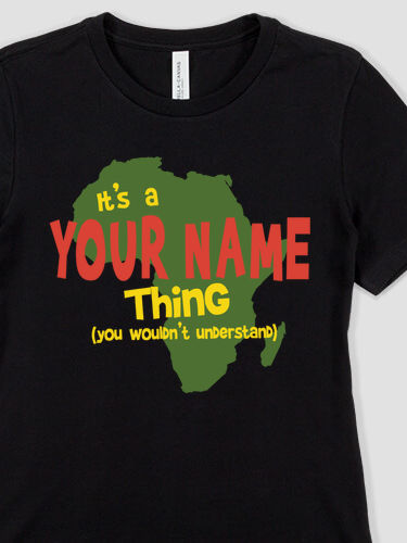 African American Thing : Premium Ladies T-Shirts