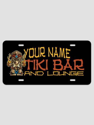 Tiki Bar : License Plates
