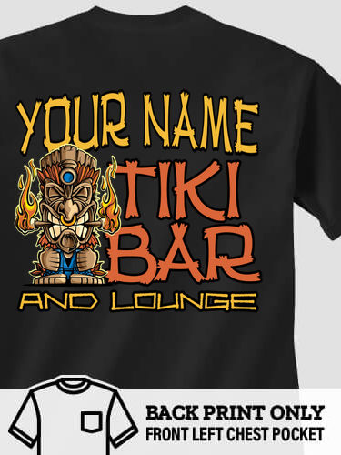 Tiki Bar : Printed Pocket T-Shirts