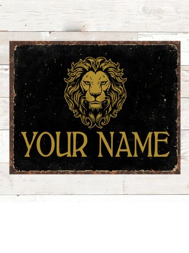 Lion : Tin Signs