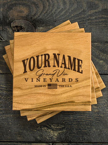 Grand Vineyards : Coasters - Engraved