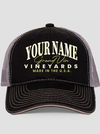 Grand Vineyards : Embroidered Trucker Hats