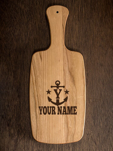 Nautical Monogram : Cheese Boards - Engraved