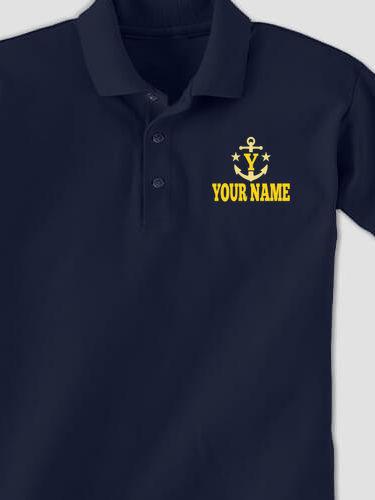Nautical Monogram : Embroidered Polo Shirts