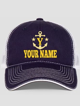 Nautical Monogram : Embroidered Trucker Hats