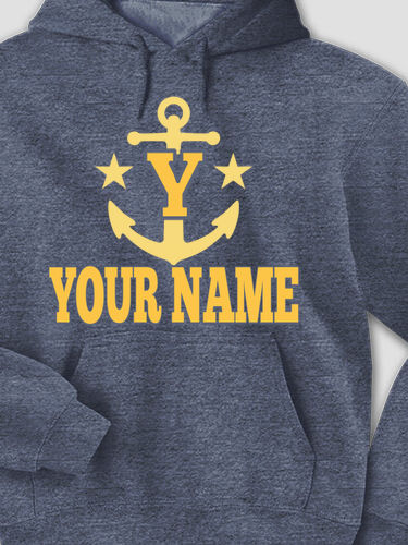Nautical Monogram : Printed Hoodies